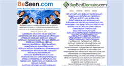 Desktop Screenshot of beseen.com