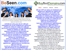 Tablet Screenshot of beseen.com